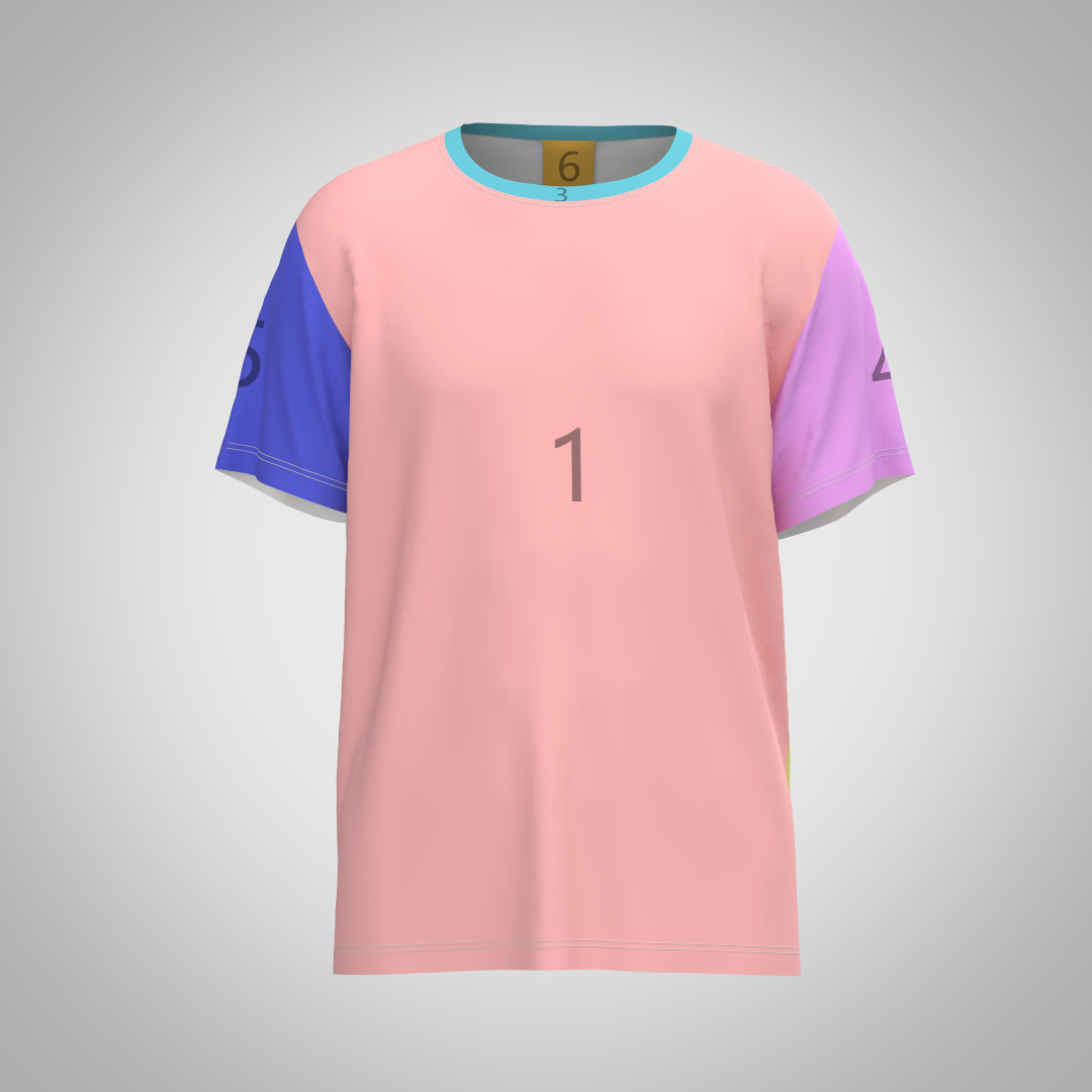 Adult Tee Short Sleeves-L03T01 Color Layout