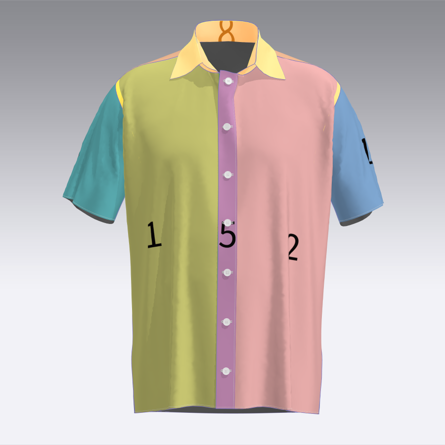 Adult Shirt-L09T01 Color Layout