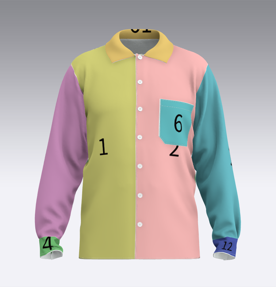 Loose Shirt-L091T01 Color Layout